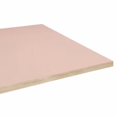 Plateau 110×70 couleur rose bourbon chants imitation bois – Restootab