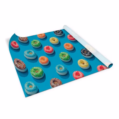 Film autocollant pour meubles en PVC Donuts 100×50 cm