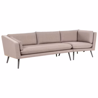 Canapé de jardin 3 places LORETELLO Côté droit Beige