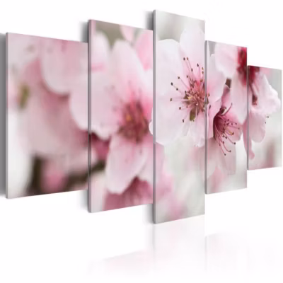 Tableau Fleurs Cerisier – beauté et douceur 100×50 cm