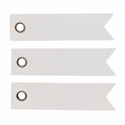 100 étiquettes blanches – Fanion