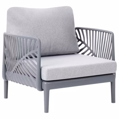 Fauteuil de jardin SATURNIA Gris