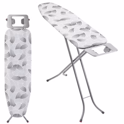 KADAX Table à Repasser avec Support Fer Pliant Standard 114x34cm