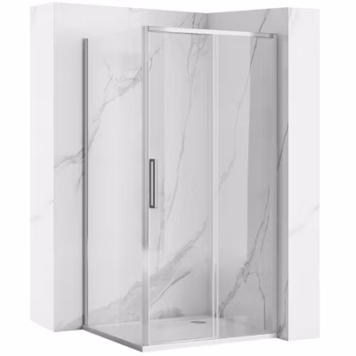Cabine de douche REA Rapid Slide Chrom 130×80