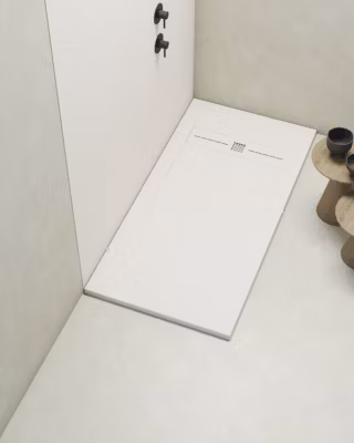 Receveur de douche extraplat blanc 70×100 cm Gneis – POALGI