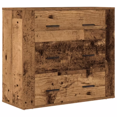 Buffet vieux bois 80x33x70 cm bois d&rsquo;ingénierie vidaXL
