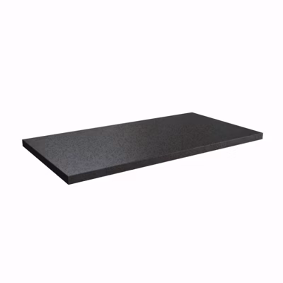 Plan de travail stratifié – 120 x 63 cm – Noir texturé