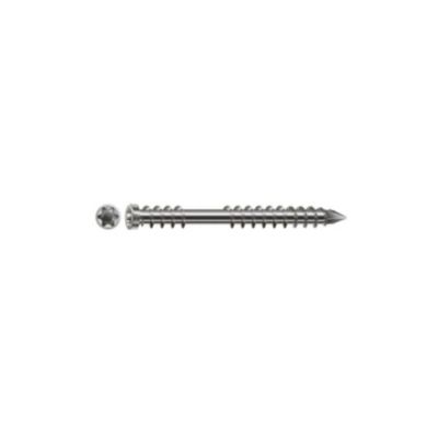 700 Vis Terrasse Bois Double Filetage Tête Cyl. Réduite Torx T-STAR + pointe CUT 6 x 60 mm + Accesoires – Inox A2 – D-Work,,,,