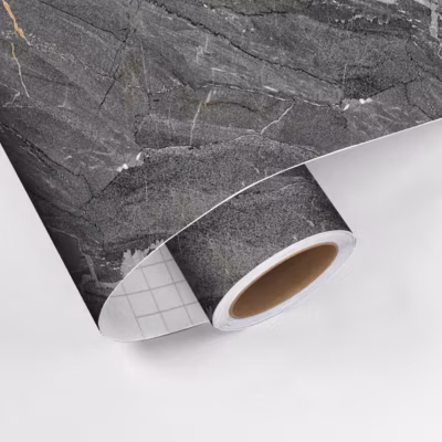 Revêtement sticker sol – GRANIT GRIS – Rouleau adhésif Protection Anti-dérapant – 60x100cm