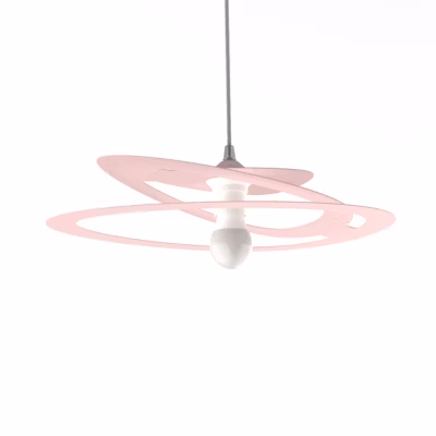LUMICOM – DILATE Suspension, 1X E27, max 42W, métal, rose, D.40cm