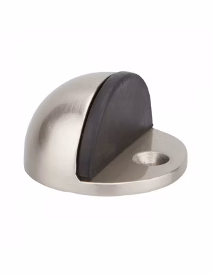 Butoir à visser, fixation au sol, 1/2 boule, diamètre 44x25mm, satiné – THIRARD