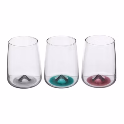 Lot de 3 Verres à Eau « Olme » 36cl Transparent