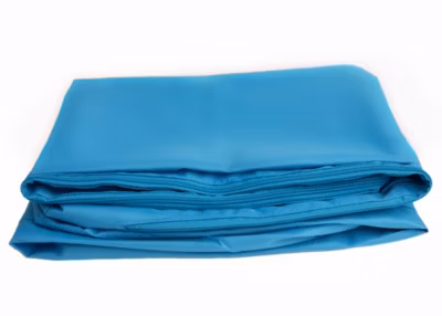 Housse de coussin pour palette de dimensions 120x60x10cm housse de coussin avec fermeture éclair taie d&rsquo;oreiller bleu