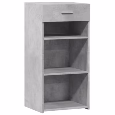 Buffet gris béton 45×42,5×93 cm bois d&rsquo;ingénierie vidaXL