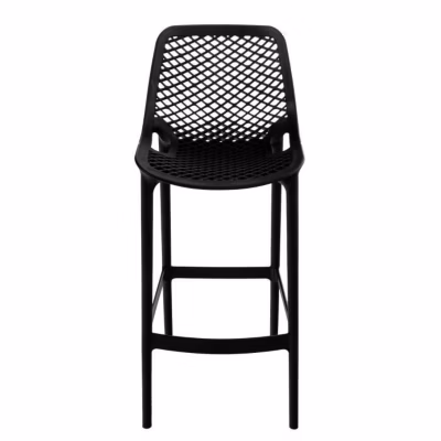 Tabouret de bar Air OVEGNA Noir polypropylène 75 cm