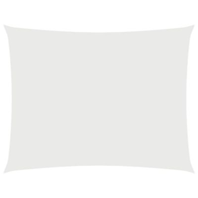 vidaXL Voile de parasol Tissu Oxford rectangulaire 2×3,5 m Blanc