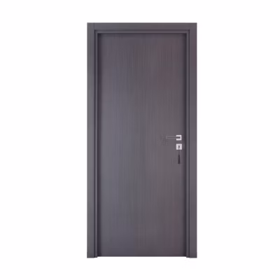 Bloc-porte pose fin de chantier collection PREMIUM Miro, H.204 x l.63 cm, aspect chêne cendré, réversible