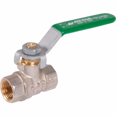 Vanne NF laiton nickelé – F 1/2&prime; – Sferaco