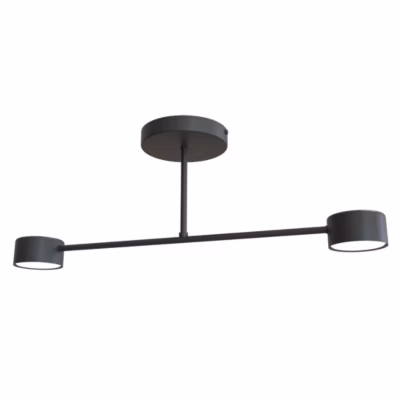 Plafonnier HALO 2 BLACK, Emibig Lighting, Fabriqué en EU
