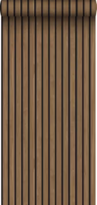 Sanders & Sanders papier peint tasseaux de bois marron 50 x 900 cm