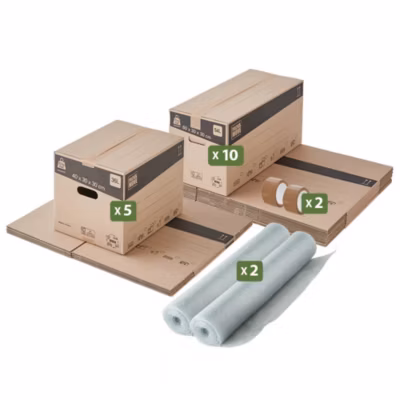 Pack and Move – Kit déménagement T1/T2 + 2 adhésifs offerts