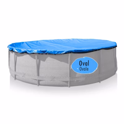 Bâche pour piscine 9 x 5,80 m ovale x