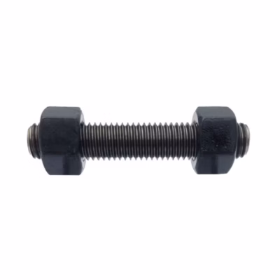10 Filets et 2 Ecrous Montés D. 30 x 180 mm – ASTM A193 et ASTM A194 – Brut – D-Work