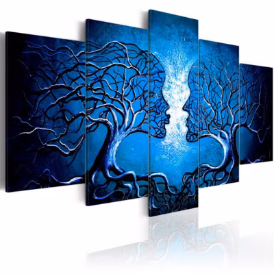Tableau Sapphire Kiss 100×50 cm