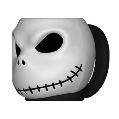 The Nightmare Before Christmas – Mug motif Jack Skellington motif/style 3D Black/White (Taille unique)