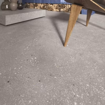 Carrelage Effet Terrazzo AMA 60×60 Rectifié Cenere – Les Carreaux de Jean