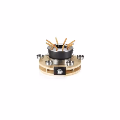 Appareil à fondue 8 Personnes 1300W 2,7L 6 Coupelles incluses KITCHENCHEF