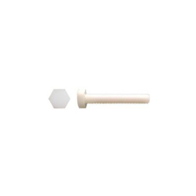 100 Vis Métaux Tête Hexagonale F/Total 10 x 16 mm – DIN 933 – Polyamide – D-Work