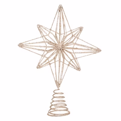 Cimier de sapin nouvelle orléans 100% acier h27cm – feeric lights & christmas