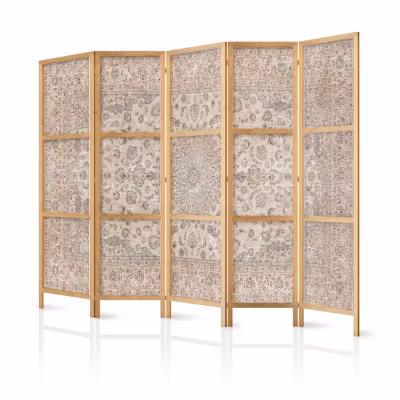 Paravent japonais – Nuits du désert – Tapis Persan ornementé