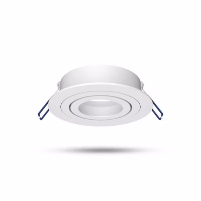 Collerette orientable finition blanc diamètre 92mm