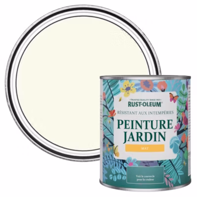 Peinture Verte pour Jardin et terrasse, Finition Mate – RUST-OLEUM – Fleur de Pommier 750ml