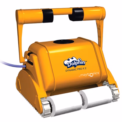 Robot electrique de piscine professionnel 25m brosse mousse Dolphin DYNAMIC PROX 2 GYRO MOUSSE