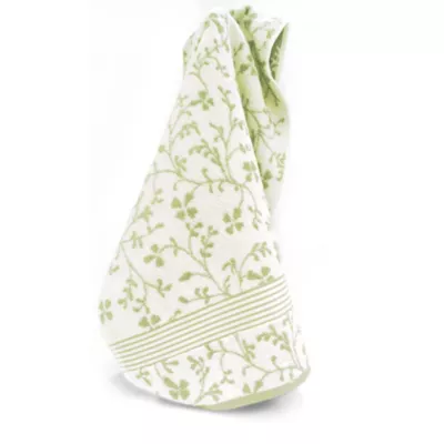 Drap de douche 70×140 cm VINTAGE FLORAL Vert 550g/m2