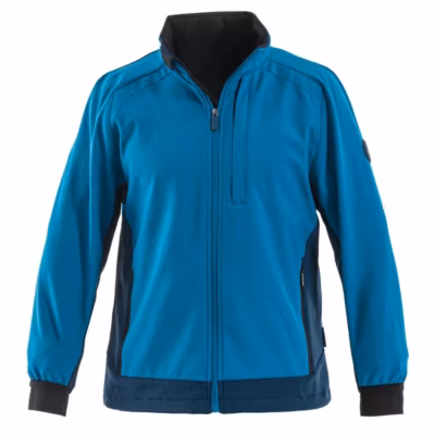 Veste Softshell Bleue Performance Taille L Unisexe Légère Multi-Poches VITO