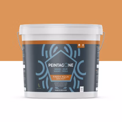 Peinture de finition très lessivable pour murs intérieurs – Finish Aqua Semi-Matt, 4 l, Mantra (PE035)