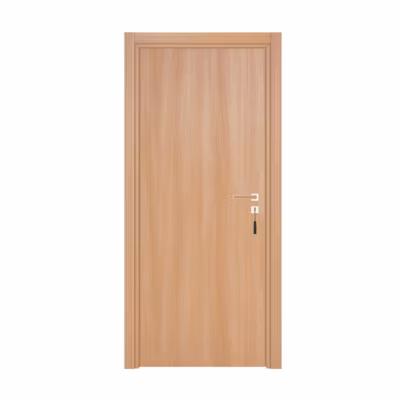 Bloc-porte pose fin de chantier collection PREMIUM Miro, H.204 x l.73 cm, aspect chêne naturel, réversible