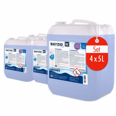 Produit D&rsquo;hivernage Pour Piscine 4 x 5 L – Effet Détartrant, Anti-moisissures – Préparation Hivernale Efficace