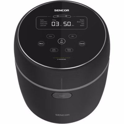Cuiseur de Riz Electrique  – SENCOR – SRM 0671BK – 350 W – 0,6 L – Noir