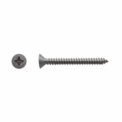 200 Vis à Tôle Tête Fraisée Pozidriv 2.9 x 19 mm – DIN 7982 – Inox A4 – D-Work