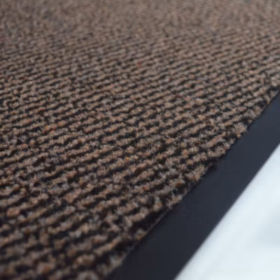 Tapis paillasson pour entrée – Marron – Rouleau de 1,2m x 19m