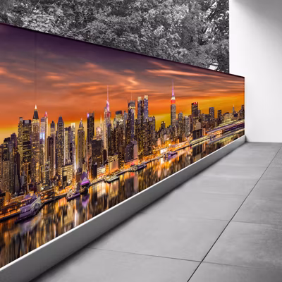 Brise vue Trompe l&rsquo;oeil – 90×337 cm – New york 3617689699844