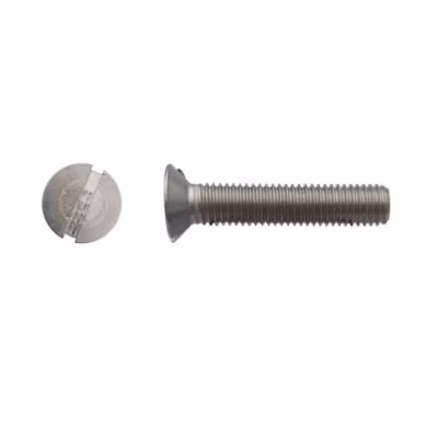 50 Vis Métaux Tête Fraisée Fendue 12 x 70 mm – DIN 963 – Inox A4 – D-Work