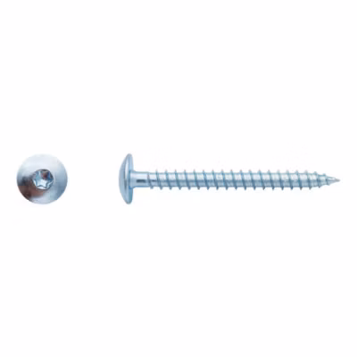 100 Vis Bois pour Penture Torx 7 x 70 mm – Zingué blanc – D-Work