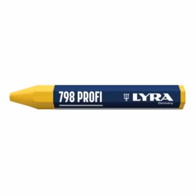 Boite de 12 craies à la cire 95 x 12 jaunes – LYRA – L4880007