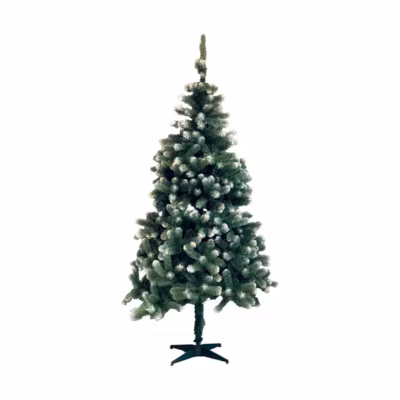 Sapin de noel artificiel vert pointes blanches – 1.50m Christmas Day 4177 le savoyard
